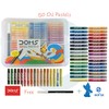 50 Assorted Colour Shades DOMS Oil Pastels - Rich Bright