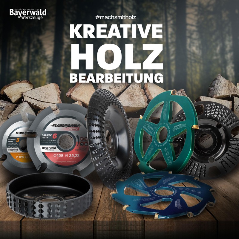 Bayerwald "Black Biter" Curved/Round Rasp Disc Diameter 125 mm x