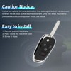 X AUTOHAUX Key Shell Case Keyless Entry Remote Key Fob