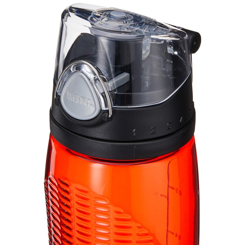 Thermos Intak 24 Ounce Hydration Bottle with Meter, Red