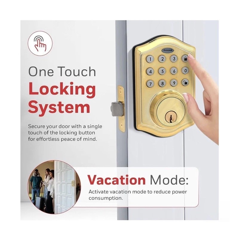 Honeywell Safes & Door Locks - Keyless Entry Door Lock