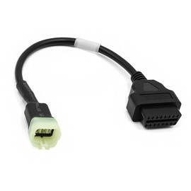 Goliton Diagnosekabel-Adapter, 6-polig auf 16-polig, kompatibel mit Kawasaki-Motorrädern auf Kline/Can-Bus, Motorrad, OBD-Diagnose-Scanner-Lesegerät