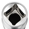 sourcing map 1/2-Inch Drive 10mm 6-Point Shallow Socket, Metric, Cr-V
