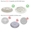 WG1048E White Pool Main Drain Cover Replacement Compatible with WG1048E