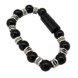Xspeedonline Charging Bracelets Cable Charger Cord Fashion Prayer Beads Wrist Line, Fearure Anti Rust, Anti Winding - Black