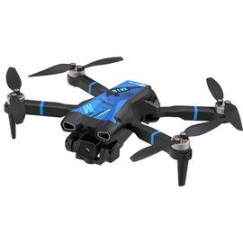 Morlyrctooy M18LCD FPV Drone with 1080P Camera Brushless Motor Optical Flow Positioning Headless Mode One Key Takeoff/Landing RC Quadcopter for Adults