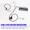CMIYETO Motorcycle Front Light Bar Kit Universal Adjustable Light Bar