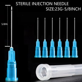 3ml 23Ga 5/8Inch Industrial and Scientific Lab Consumables for Experiments Research, Liquids Measuring and Dispensing, Individually Sealed Wrapped - 50 Pack