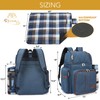 Rnoony Picnic Backpack for Camping, Picnic Basket for 2 with