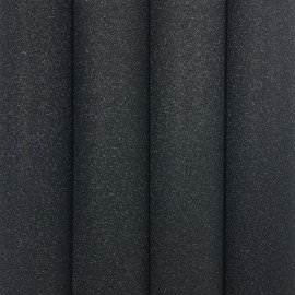 Glitter Sheet/Sticker Type Glitter, Stand Out! A4 Size Cheering Fan, Material, DIY Crafts, Set of 10 (Black)