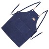 Cotton Canvas Apron Adjustable Cross Back Apron Kitchen Cooking Apron
