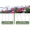ILUVUMOREI 10 Pack 24" 4 Wire Steel Hook Hanger, Gardening