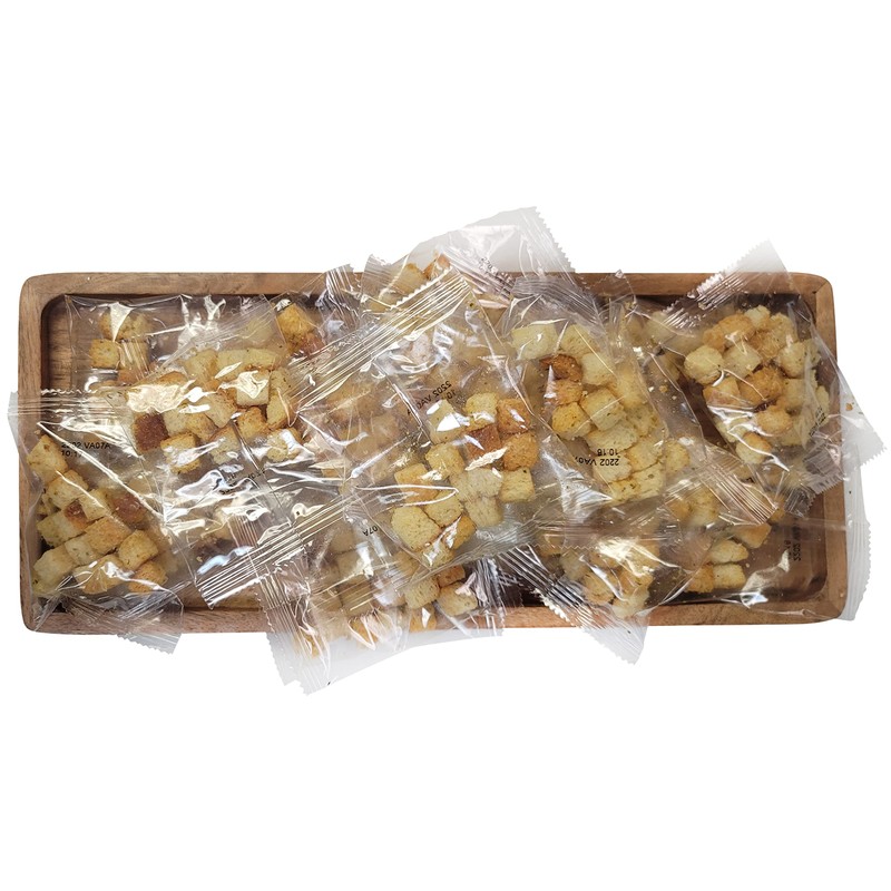 25 NatureJam Individually Wrapped Mini Croutons 0.25 OZ Crunchy &