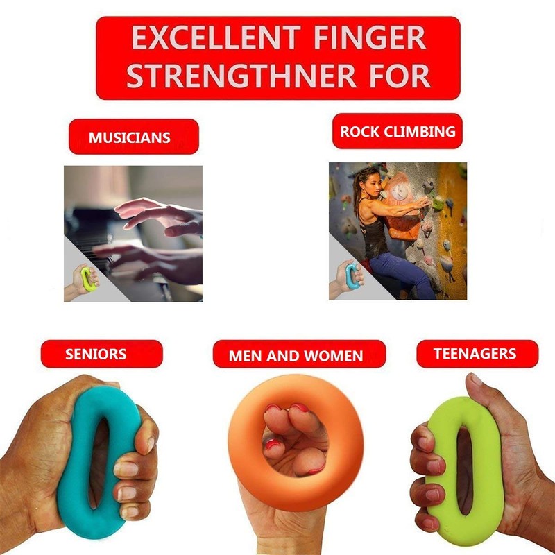 Grip Strength Trainer,Hand Grip Strengthener,Forearm Grip Workout - Grip Trainer
