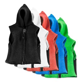 Set of 5 Hooded Sleeveless Sweatshirts for Wrestling Action Figures Multicolor