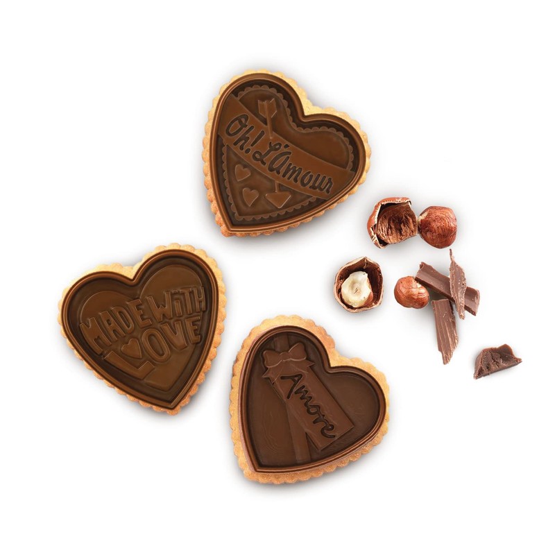 Silikomart Cookie Love 190367 Cookie Cutter Set with Recipe Book
