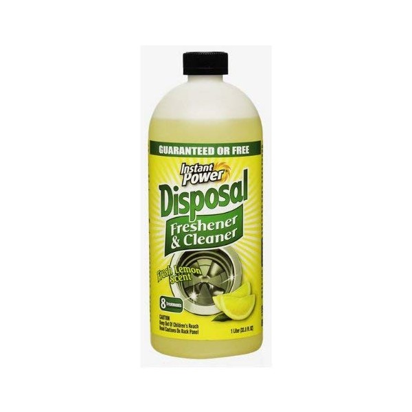 Instant Power Lemon Scent Disposer And Liquid Drain Cleaner