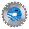 OX Wood Cutting Thin Kerf Circular Saw Blade 165/20mm, 24