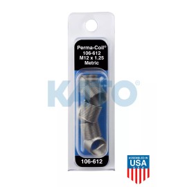 Perma-Coil M12X1.25 Thread Repair Pack Perma-Coil 106-612 (6 Insert) Helicoil 5543-12
