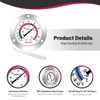 GOATACURA Vapor Capillary Refrigeration Thermometer, Stainless Steel Flanged Panel Mount,
