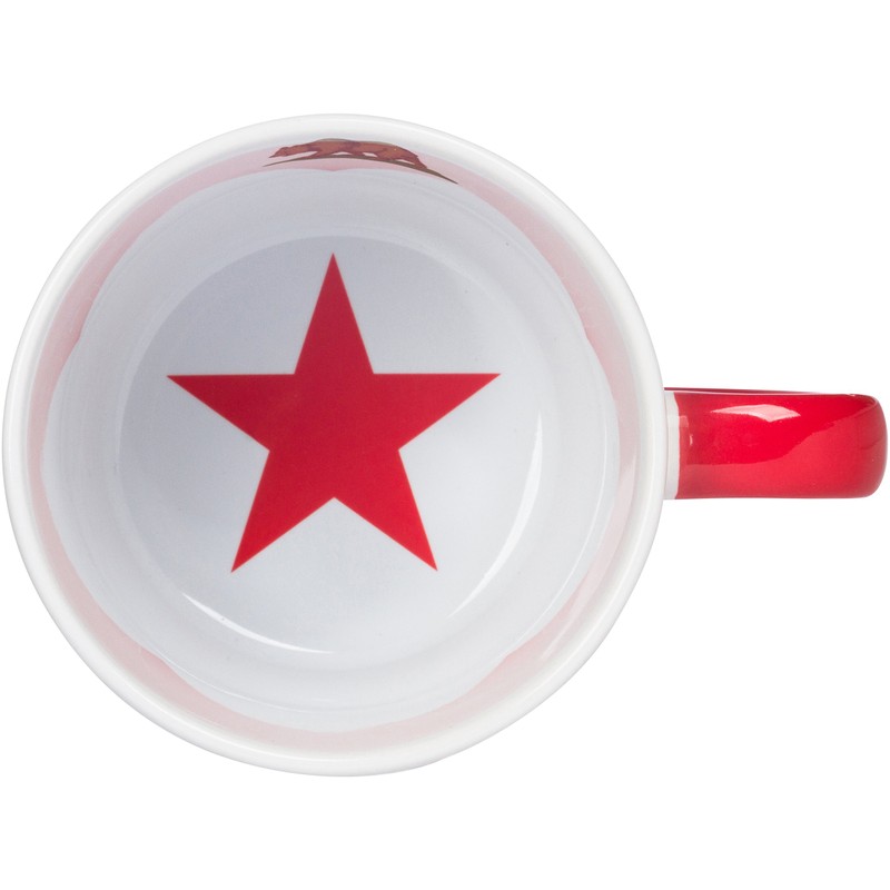 California Republic Ceramic Mug With Inside Print