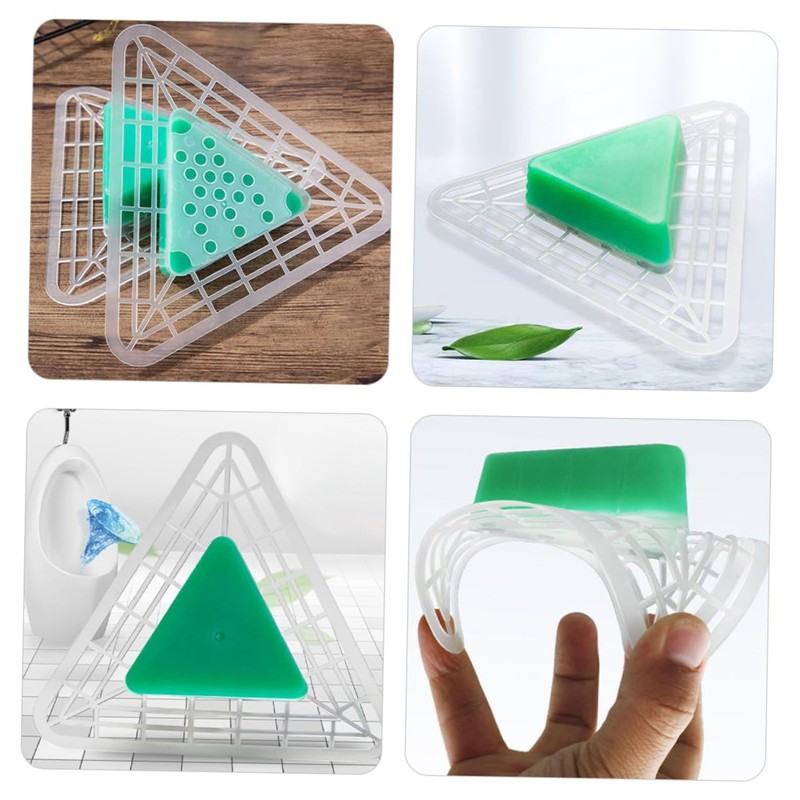 Mipcase Urinal Scented Screens Triangle Deodorizer Mats for Public Restrooms