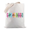 PWHAOO Christian Faith Tote Bag God Is Good All The