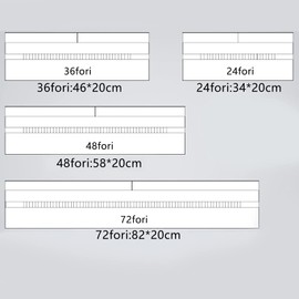 HICAS Pencil Case for Winding Canvas Pencil, Pencil Case 24/36/48/72 Holes for Colouring Pencils, Fabric Pencil Case for Sketching, Drawing, Writing, Maple leaves, casual