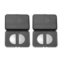 SKYWAY Stick on Bifocal Lens, Convert Sunglasses, Ski Goggles, or Cycling Glasses into Magnified Readers, Bifocal Sunglasses, Reusable Lenses (2 pair) 1.25 Diopter