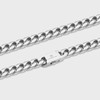 Cuban Link Chain (Silver) - 12mm - Length: 22"
