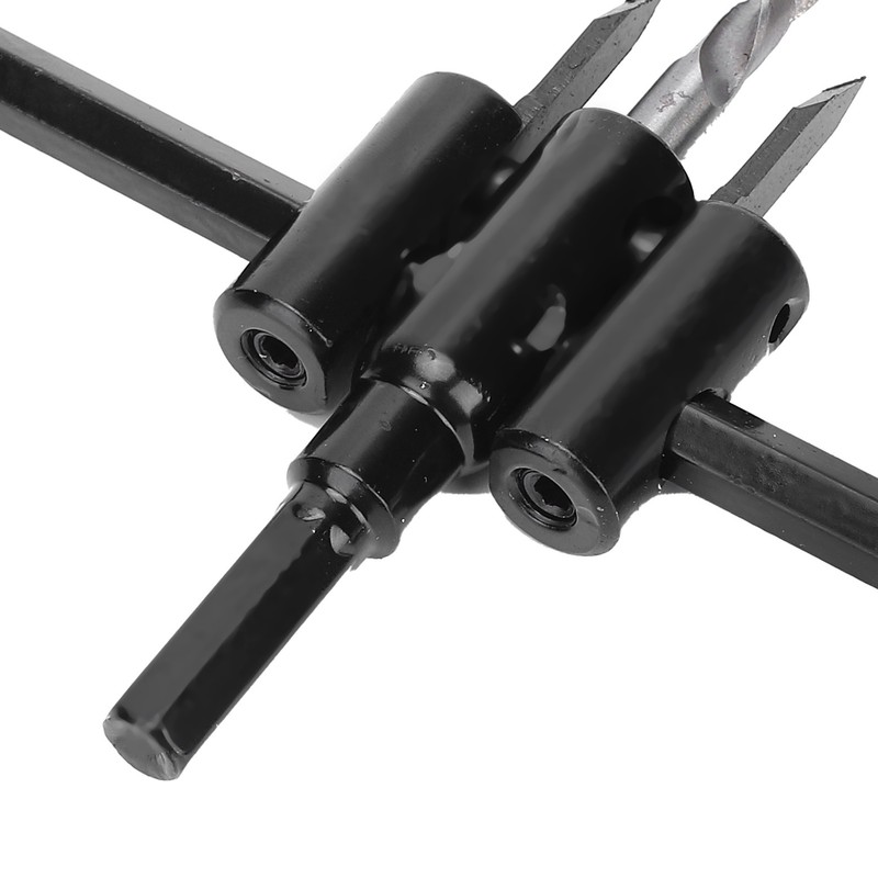 Adjustable Hole Cutter Saw Kit Alloy Steel DIY Round Cutting