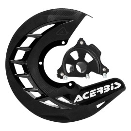 Acerbis X-Brake Front Disc Cover Kit Black w/ Black Mount For BETA