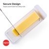 Copco Butter Dish with Clear Lid and Measurment Guide, 7.2