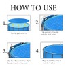 10 PCS Stainless Steel Swimming Pool Cover Clips,for Aboves Ground