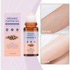 Organic Castor Oil with Rose Quartz Roller, Deep Hydration Skin