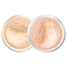 FOUNDATION & CONCEALER DUO (PINK BISQUE FOUNDATION & LIGHT CONCEALER) Mineral Makeup Kit Full Size Set Matte Bare Face Sheer Powder Cover