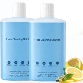 2-Pack Floor Cleaning Solution Compatible with Roborock Saros S8 S7 Q Revo Q Series Floor Cleaner for Hardwood, for Robot & Wet Dry Vacuums Mopping 2L, 33.8 Fl. OZ Original Flavor
