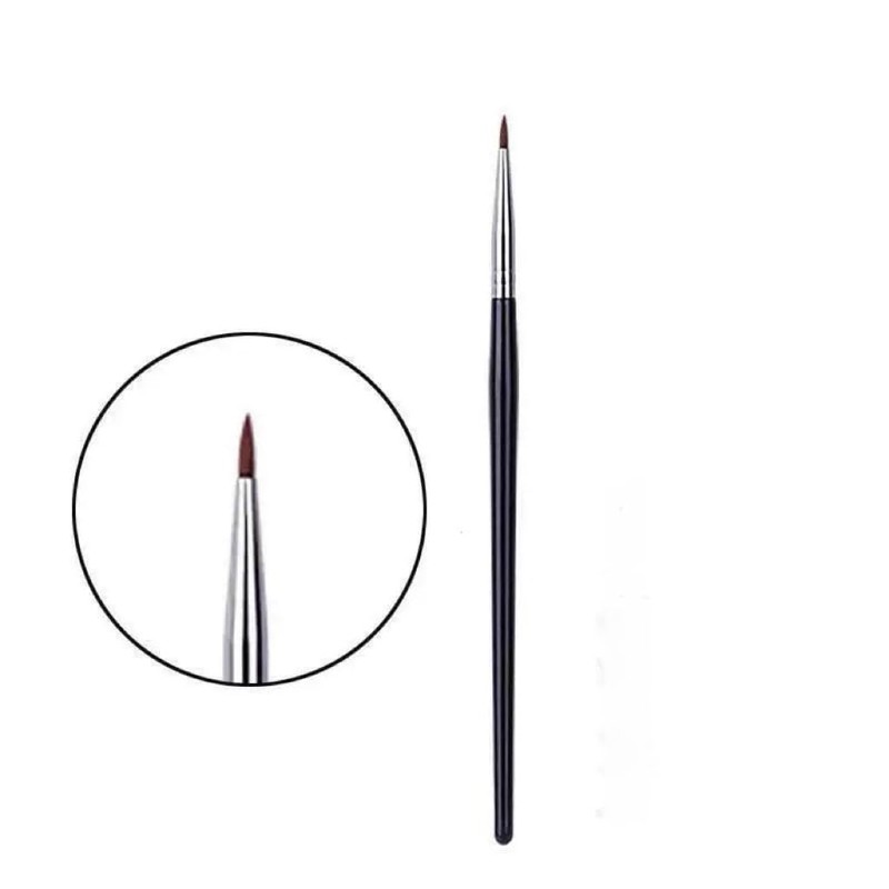 6 Pcs Eyeliner Brushes Fine Point Thin Portable Eye Gel