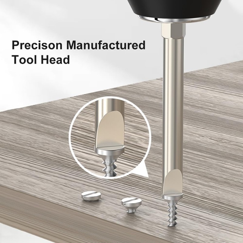 6 Pcs Slotted Screwdriver Bit Set Magnetic Flat Head Bits