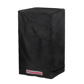 Porch Shield Fade Resistant Square Patio Fire Column Cover 21 inch Waterproof Outdoor Tall Fire Pit Cover