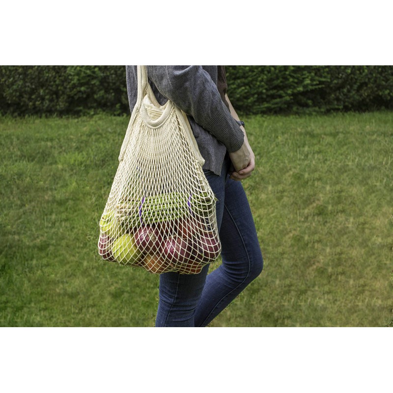 Cotton Mesh Onion Storage Bags - 100% Cotton, Reusable, and