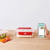 Mastrad Stor'eat Glasboxen - Innovative Aufbewahrungsboxen mit Handy-App - Lebensmittel