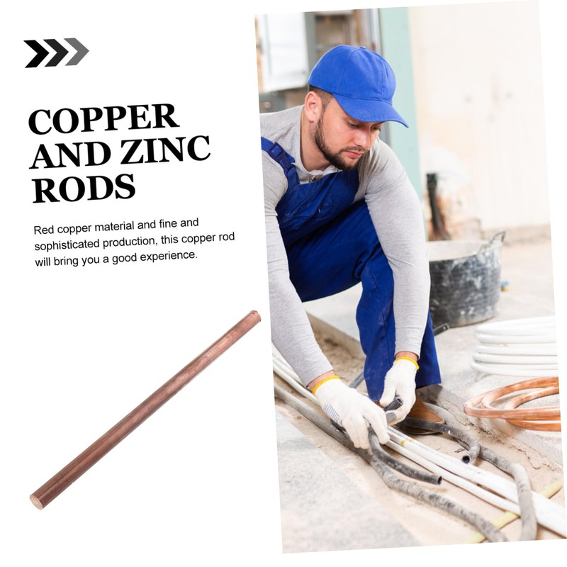 Sosoport Copper Dowsing Rod Diameter Pure Copper Rods for Thermal