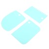 Bench Scraper Plastic, 3Pcs Bench Scraper and Chopper Dough Scraper