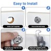 Cabinet Locks with Keys, 5/8" Long Cam Locks keyed Alike,