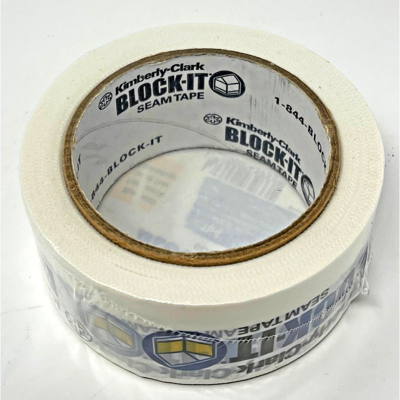 Kimberly-Clark Block-It Seam Tape White Utility Tape Wrap Duct Construction