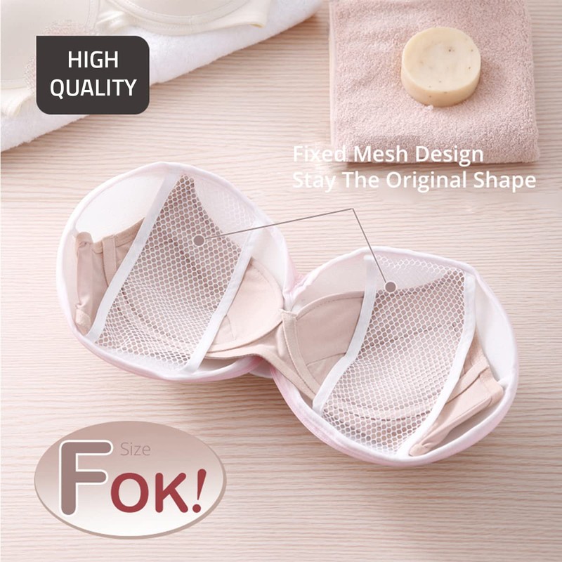 Bra Washing Bags for Laundry Set of 2 Mesh Bra