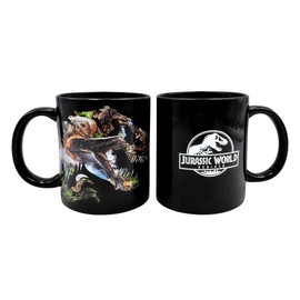 Joy Toy 24203 Jurassic World Rebirth tazza in ceramica con stampa - in confezione regalo 320 ml - 12x9x10 cm