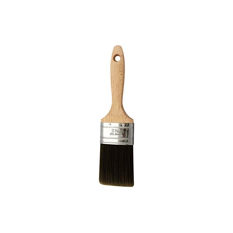 Richard 80737 Oval Angled Paint Brush with Wood Handle, 21/2"