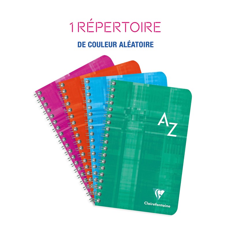 Clairefontaine - Ref 8609C - Wire bound Indexed Notebook (90